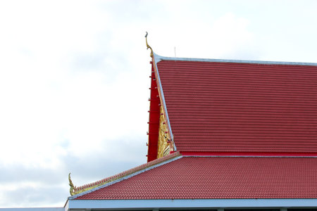 Buddhist church roof