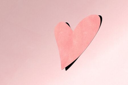 Paper heartsの写真素材