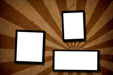 picture frame hang on wall