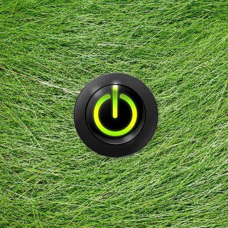 power button onの写真素材