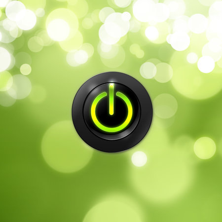 power button on