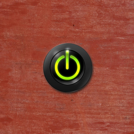 power button on