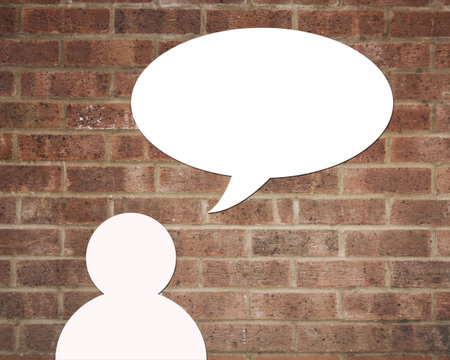 Dialog speech bubbles の写真素材