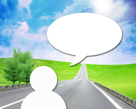 Dialog speech bubbles の写真素材