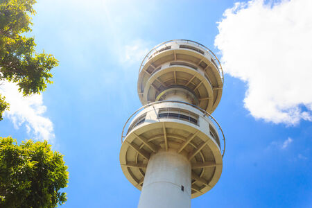 Banhan Chaemsai tower , SUPHANBURI, THAILANDのeditorial素材
