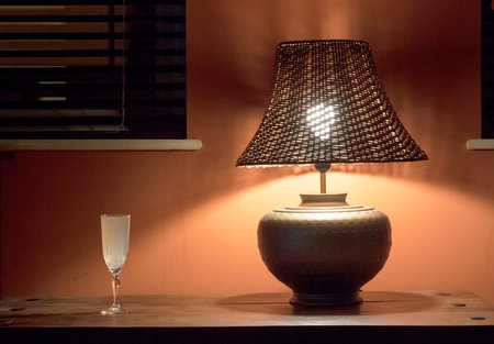 Table lamp home setting