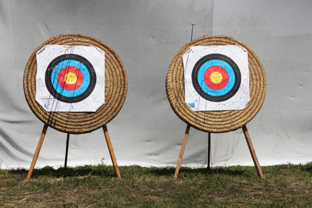 Archery targets for bow and arrow