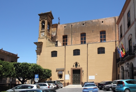 Church of Corleone, Sicily, Italyの写真素材