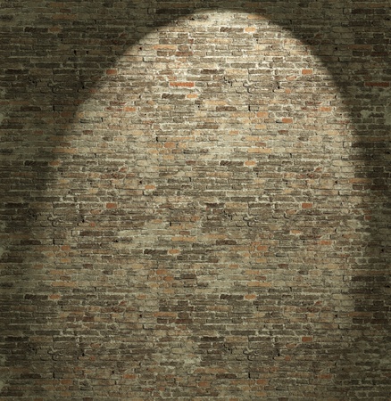Old brick wall using as texture backgroundの写真素材