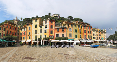 Portofino village, near Rapallo Genova, Ligurian Coast, Italy の写真素材