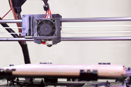 Detail of the Open Source 3D Printer
