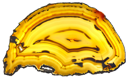 Agate Crystal cross section isolated on white background
の写真素材