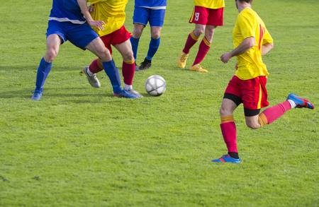 Football Soccer game Duel Drill Dribbling
の写真素材