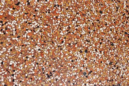Mosaic flooring of multicolored small stonesの写真素材