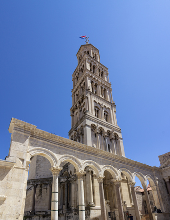 Diocletian palace in Split, Croatiaのeditorial素材