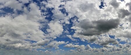Blue sky background with white clouds panorama
の写真素材