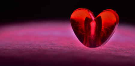 Glowing red bead