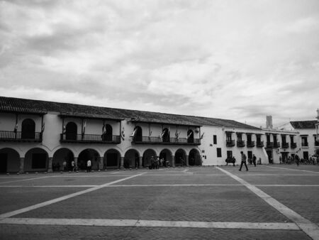 City of Cartagena in Antioquia, Colombiaの写真素材