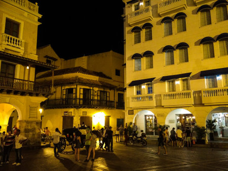 City of Cartagena in Antioquia, Colombiaのeditorial素材