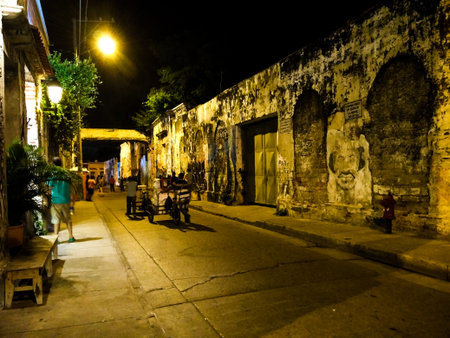 City of Cartagena in Antioquia, Colombiaのeditorial素材