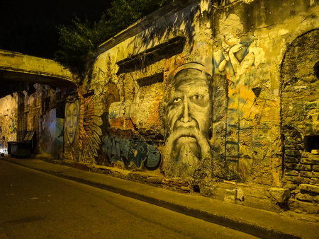 City of Cartagena in Antioquia, Colombiaのeditorial素材