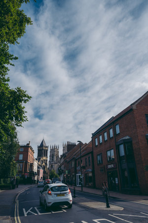 York, North Yorkshire | UK -  2020.09.11:  Empty streets of the city during the sunny lockdown weekendのeditorial素材