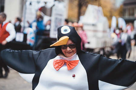 London, UK - 2021.11.13: The Livery Kitchen Initiative at Lord Mayor of London show paradeのeditorial素材