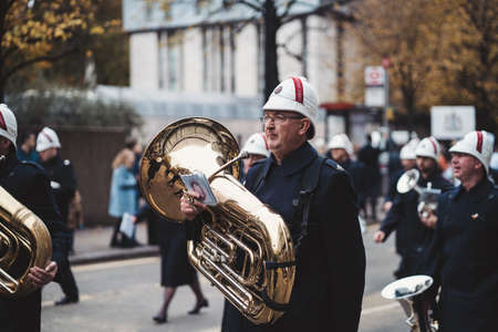 London, UK - 2021.11.13: Batalion Army reserve at Lord Mayor of London show paradeのeditorial素材