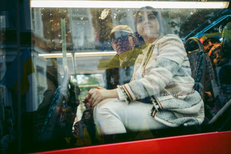 Russian embassy, London | UK -  2022.04.07: Ukrainian people protest, thousands gather to demand tougher sanctions on Russia from British Government, EU and USA to stop the war in Ukraineのeditorial素材