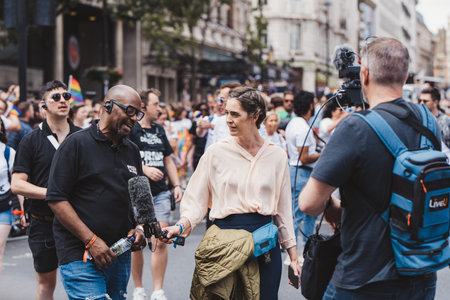 London / UK - 02/07/2022: Mayor of London Office celebrating London LGBTQ Pride Paradeのeditorial素材