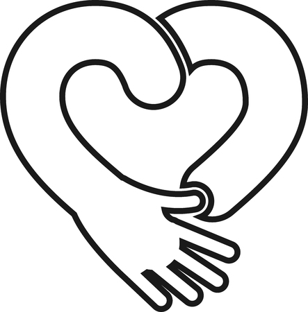 heart armのイラスト素材