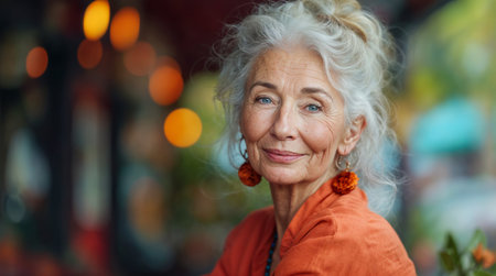 Portrait of a senior ladyの素材