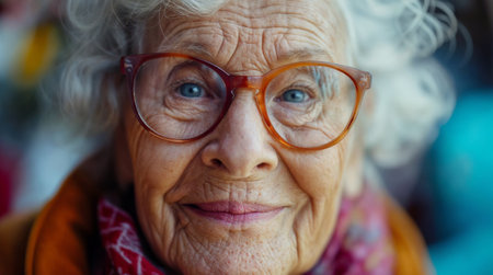 Portrait of a senior ladyの素材