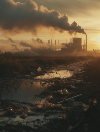 Environmental pollutionの素材