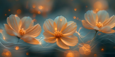 Abstract floral backgroundの素材