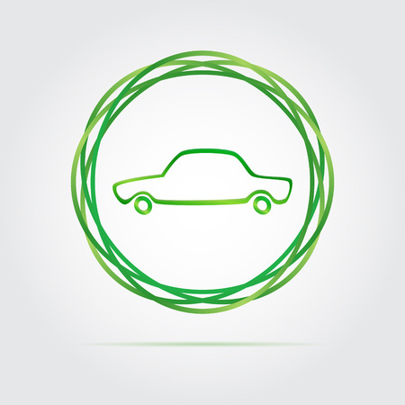 Eco friendly carのイラスト素材
