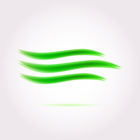 Abstract green stripesのイラスト素材