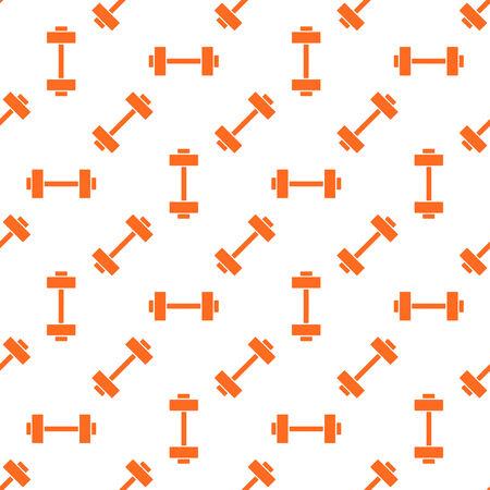 Bright vector gym seamless pattern - sport and fitness minimal textureのイラスト素材