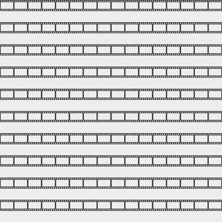 Seamless pattern with film strips - vector textureのイラスト素材