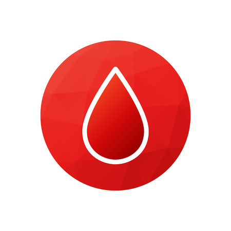 Blood donation symbol - medical vector illustrationのイラスト素材