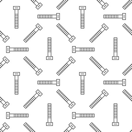 Screws seamless patternのイラスト素材