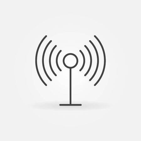 Wireless and wi-fi iconのイラスト素材