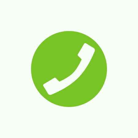 Phone green iconのイラスト素材