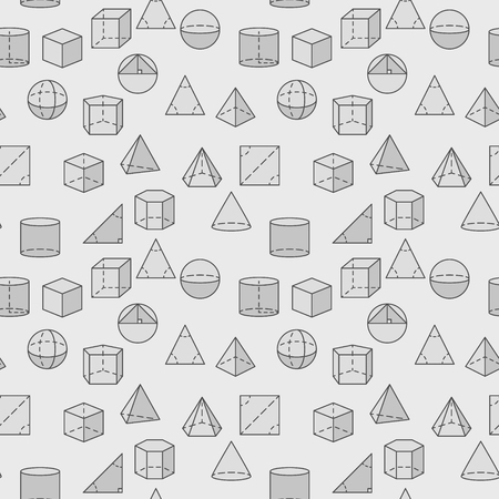 Geometric shapes patternのイラスト素材