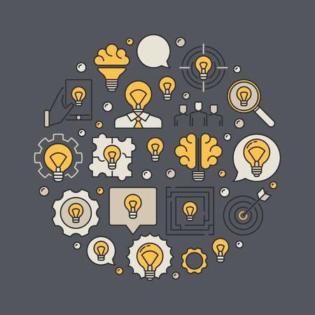 Business idea illustrationのイラスト素材