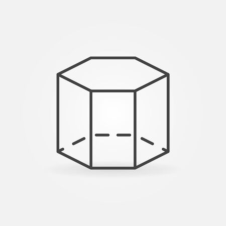 Hexagon 3d iconのイラスト素材