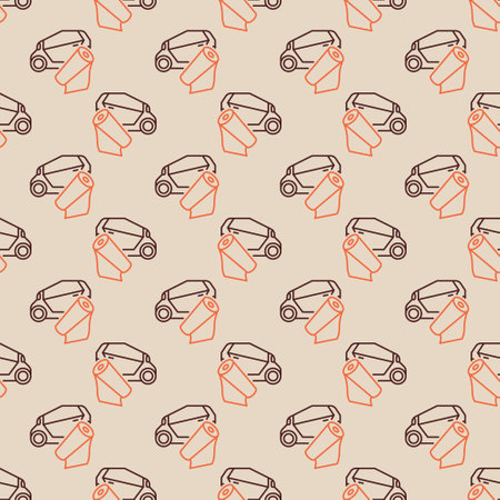 Vehicle Wrapping and Advertising vector concept minimal geometric seamless patternのイラスト素材