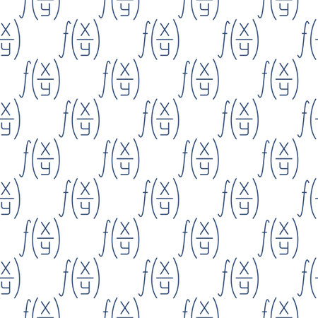 Math Function vector concept linear minimal seamless patternのイラスト素材