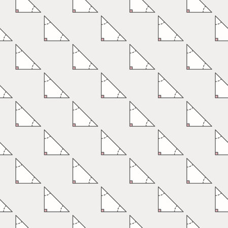 Geometry Triangle vector colored modern concept seamless patternのイラスト素材