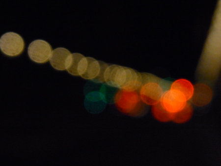 Bokeh Light in the dark
